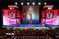 Quang cảnh phiên trù bị Đại hội Thi đua yêu nước toàn quốc lần thứ XI. (Ảnh: Phạm Kiên/TTXVN)