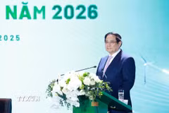 Thủ tướng Phạm Minh Chính phát biểu chỉ đạo hội nghị. (Ảnh: Dương Giang/TTXVN)