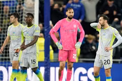 Man City đang bất lợi trong cuộc đua vô địch với Arsenal. (Nguồn: AP)