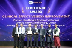 Vinmec được vinh danh tại hội nghị quản lý bệnh viện châu Á 2025.