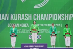 Kurash Việt Nam xếp thứ 2 tại giải vô địch châu Á 2025