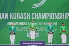 Kurash Việt Nam xếp thứ 2 tại giải vô địch châu Á 2025