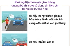 Quy định về sử dụng còi và đèn chính thức có hiệu lực từ 1/1/2025