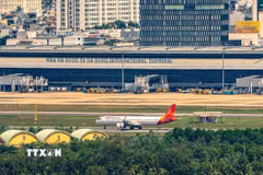 Cảng hàng không quốc tế Đà Nẵng. (Ảnh: TTXVN phát)