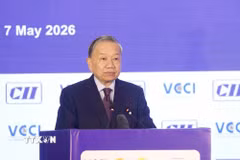 Tổng Bí thư, Chủ tịch nước Tô Lâm phát biểu khai mạc Diễn đàn. (Ảnh: Thống Nhất/TTXVN)