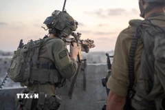 Lực lượng phòng vệ Israel tham gia chiến dịch quân sự ở Dải Gaza, ngày 5/7/2025. (Ảnh: THX/TTXVN)