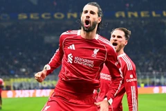 Szoboszlai ghi bàn giúp Liverpool đánh bại Inter Milan. (Nguồn: Sky Sports)