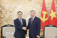 Tổng Bí thư Tô Lâm tiếp Đại sứ Hàn Quốc tại Việt Nam Choi Young Sam. (Ảnh: Thống Nhất/TTXVN)