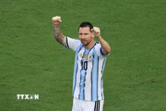 Messi ghi bàn 8 trận liên tiếp tại World Cup. (Ảnh: AFP/TTXVN)