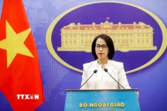 Người phát ngôn Bộ Ngoại giao Phạm Thu Hằng. (Ảnh: An Đăng/TTXVN)