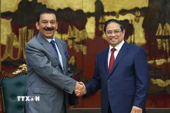 Thủ tướng Phạm Minh Chính tiếp ông Yousef Ashour Al-Sabbagh, Đại sứ Kuwait tại Việt Nam. (Ảnh: Dương Giang/TTXVN)