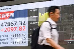 Thị trường chứng khoán Tokyo. (Ảnh minh họa: nikkei)