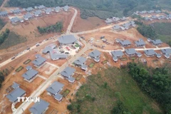 Khu tái định cư thôn Làng Nủ. (Ảnh: Hồng Ninh/TTXVN)