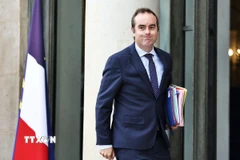 Ông Sebastien Lecornu tại Điện Elysee ở Paris, ngày 4/9. (Ảnh: THX/TTXVN)