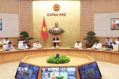 Thủ tướng Phạm Minh Chính chủ trì Phiên họp lần thứ 20 của Ban Chỉ đạo Nhà nước các công trình, dự án quan trọng quốc gia, trọng điểm ngành giao thông vận tải. (Ảnh: Dương Giang/TTXVN)