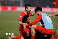 Quang Hải, Xuân Son và cả Tiến Linh đều có cơ hội cạnh tranh Vua phá lưới AFF Cup 2024. (Ảnh: Minh Quyết/TTXVN)