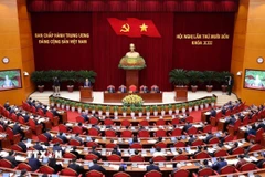 Phiên khai mạc Hội nghị lần thứ 14 Ban Chấp hành Trung ương Đảng khóa XIII. (Ảnh: Lâm Khánh/TTXVN)