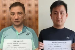Các đối tượng chủ mưu, cầm đầu Mai Anh Việt và Nguyễn Hữu Sơn. (Nguồn: Bộ Công an)