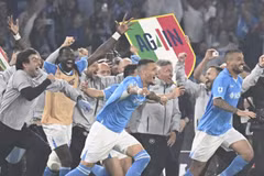 Napoli giành chức vô địch Serie A 2024-25. (Nguồn: EPA)