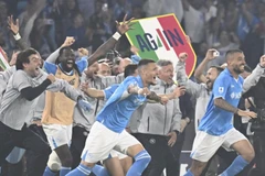 Napoli giành chức vô địch Serie A 2024-25. (Nguồn: EPA)