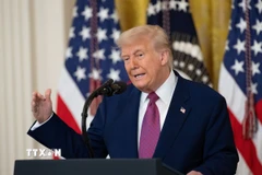 Tổng thống Mỹ Donald Trump. (Ảnh: THX/TTXVN)