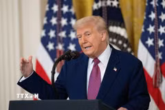 Tổng thống Mỹ Donald Trump. (Ảnh: THX/TTXVN)
