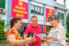 Hà Nội triển khai thí điểm mô hình “xã, phường xã hội chủ nghĩa” tại hai xã Phúc Thịnh và Thư Lâm. (Ảnh minh họa: Trung Nguyên/TTXVN)