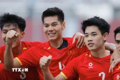 U23 Việt Nam sẽ cần phải vượt qua thách thức mang tên U23 Jordan. (Ảnh: Minh Quyết/TTXVN)