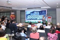 Quang cảnh buổi gặp mặt. (Ảnh: Xuân Khu/TTXVN)