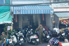 Căn nhà nơi xảy ra sự việc. (Ảnh: Công Mạo/TTXVN)