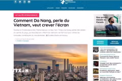 Bài báo đăng trên tạp chí điện tử Journal des Français à l'étranger của Pháp. (Ảnh: TTXVN phát)