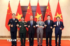 Bộ trưởng Ngoại giao, Quốc phòng, Công an Việt Nam-Trung Quốc tại Hội nghị lần thứ nhất, cơ chế đối thoại chiến lược “3+3.” (Ảnh: An Đăng/TTXVN)