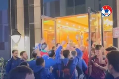 Khoảnh khắc U23 Jordan nhảy múa, ăn mừng với U23 Việt Nam