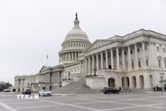 Tòa nhà Quốc hội Mỹ tại Washington D.C. (Ảnh: THX/TTXVN)