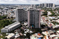 Bất động sản khu Nam Thành phố Hồ Chí Minh. (Ảnh: Hồng Đạt/TTXVN)