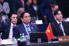 Thủ tướng Phạm Minh Chính tham dự Hội nghị Cấp cao ASEAN+3. (Ảnh: Dương Giang/TTXVN)