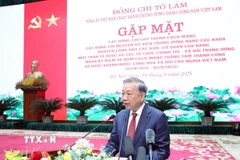 Tổng Bí thư Tô Lâm phát biểu. (Ảnh: Thống Nhất/TTXVN)