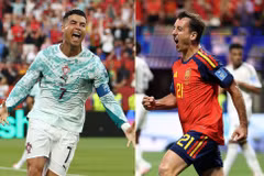 Ronaldo liệu có thể giúp Bồ Đào Nha vượt qua Tây Ban Nha? (Ảnh: THX/TTXVN phát)