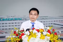 Phó Thủ tướng Chính Phủ Nguyễn Văn Thắng phát biểu tại buổi lễ. (Ảnh: Đại Nghĩa/TTXVN)