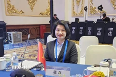 Tiến sỹ Phạm Thị Thanh Loan, Tổng Giám đốc Công ty TNHH Du Lịch và Thương Mại Dịch Vụ Việt-Việt Quảng Đông. (Ảnh: TTXVN phát)