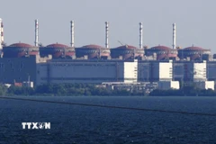 Nhà máy điện hạt nhân Zaporizhzhia. (Ảnh: Kyodo/TTXVN)