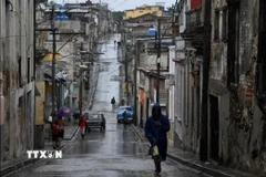 Một con phố tại Santiago de Cuba, Cuba. (Ảnh: Reuters/TTXVN)