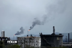 Khu liên hợp công nghiệp hóa dầu ở Anzoategui, Venezuela. (Ảnh: THX/TTXVN)