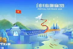 Bộ nhận diện Lễ hội vì Hòa bình 2026. (Ảnh: TTXVN phát)