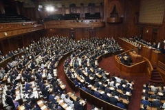 Toàn cảnh một phiên họp Hạ viện Nhật Bản. (Ảnh: Kyodo/TTXVN)