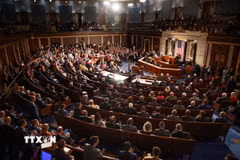 Toàn cảnh một phiên họp của Hạ viện Mỹ ở Washington DC. (Ảnh: THX/TTXVN)