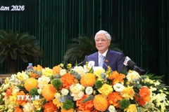 Ủy viên Bộ Chính trị, Phó Chủ tịch Thường trực Quốc hội Đỗ Văn Chiến phát biểu tại Kỳ họp. (Ảnh: Thái Hùng/TTXVN)