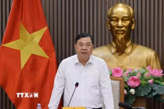 Phó Thủ tướng Thường trực Phạm Gia Túc phát biểu chỉ đạo. (Ảnh: Lâm Khánh/TTXVN)
