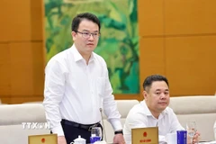 Thứ trưởng Bộ Tài chính Trần Quốc Phương phát biểu. (Ảnh: Doãn Tấn/TTXVN)