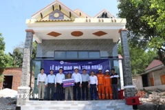 Một ngôi nhà tại huyện Tuy An vừa được xây dựng từ Chương trình Xóa nhà tạm, nhà dột nát. (Ảnh: Tường Quân/TTXVN)
